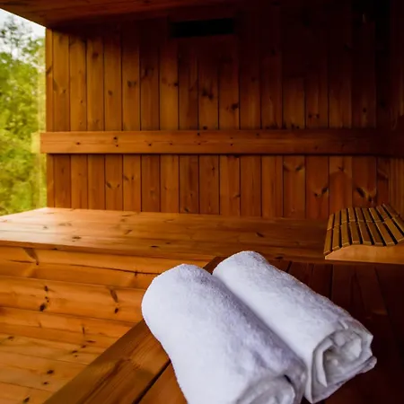 Ojasaaro Glass With Sauna & Hot Tub Villa Lueuetsepa