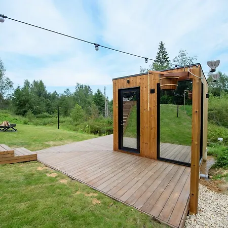 Ojasaaro Glass With Sauna & Hot Tub Lueuetsepa