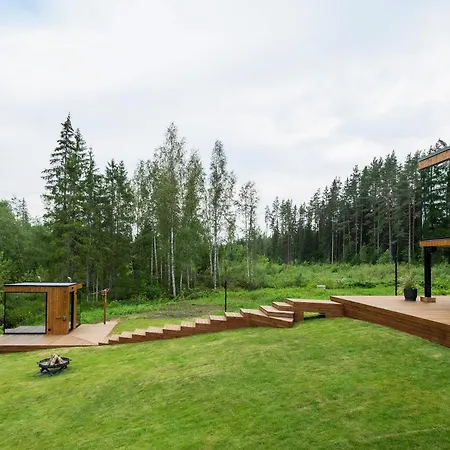 Villa Ojasaaro Glass With Sauna & Hot Tub